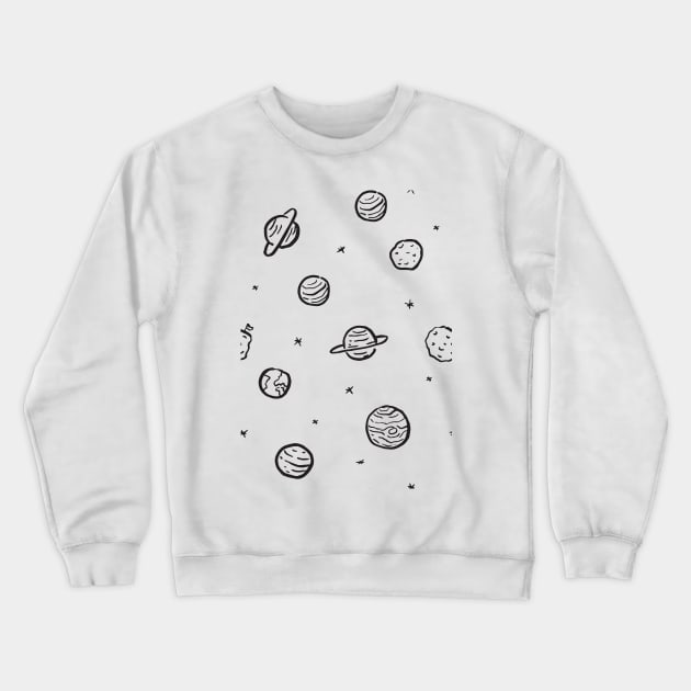 Planets Crewneck Sweatshirt by astronaut